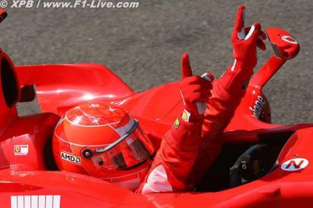 schumi en france il a fini 1 er et massa 2eme