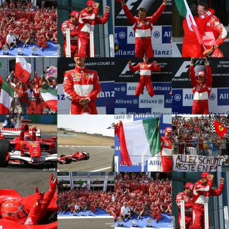 montage schumi en france